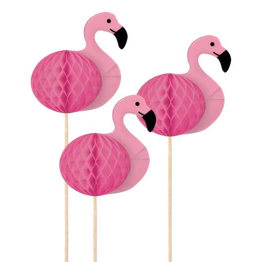 Cocktailpinnar Flamingo Paradise - 10-pack