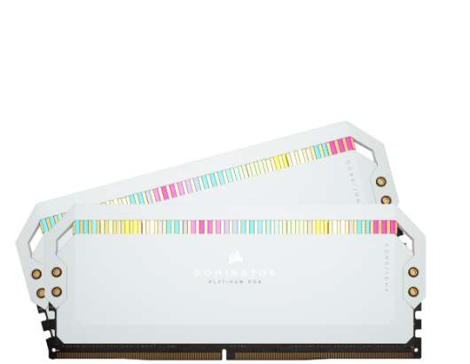 Corsair Dominator Platinum RGB 32GB (2x16GB) / 5600MHz / DDR5 / CL36 / CMT32GX5M2B5600C36W - Vit