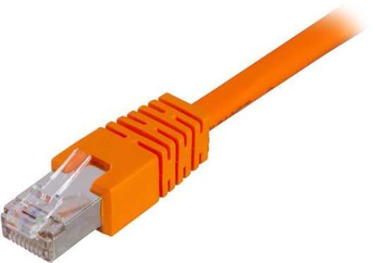 Deltaco FTP Cat6 Nätverkskabel / 0.5m - Orange