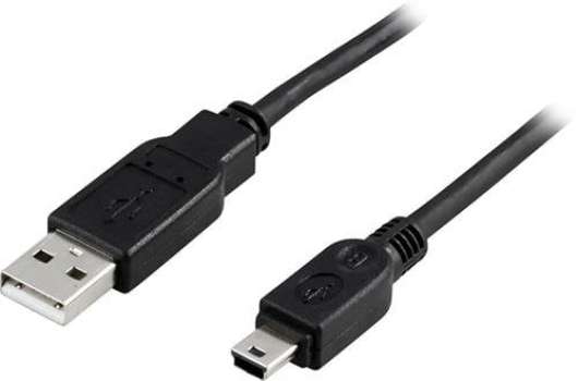 Deltaco Mini-USB 2.0 kabel 1m