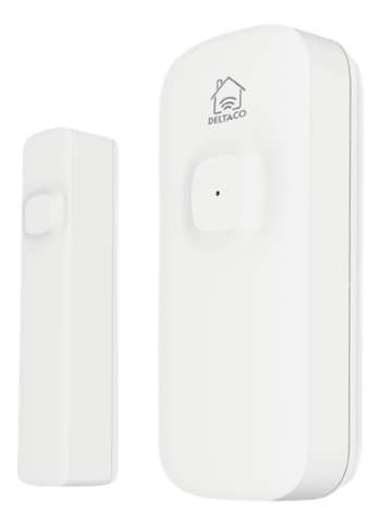 Deltaco Smart Home Magnetisk dörr- och fönstersensor / Wi-Fi - Vit