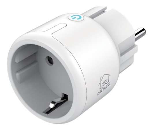 Deltaco Smart Home Mini Smart Plug Energimätning - Vit