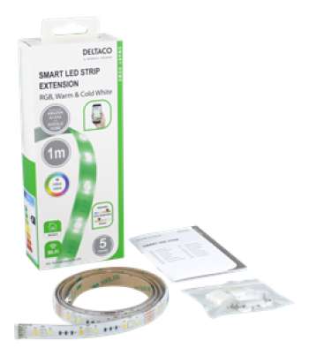Deltaco Smart LED-list RGB - 1m förlängning