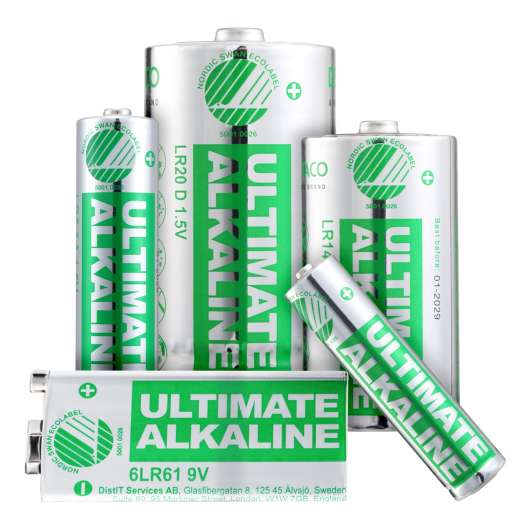 Deltaco Ultimate Alkaline Batterier - 10-pack CR2025