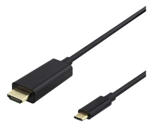 Deltaco USB-C till HDMI-kabel