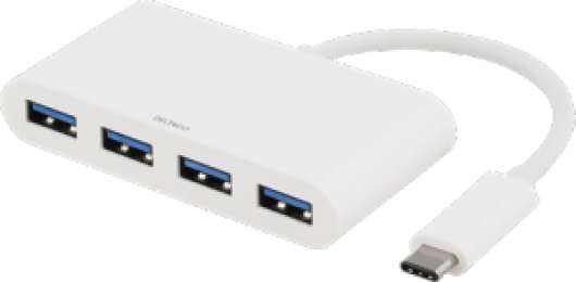 Deltaco USB-hubb 3.1 USB-C