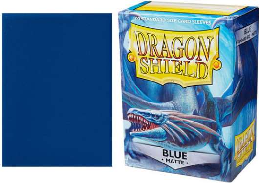 Dragon Shield Matte Sleeves Blue 63x88 mm (100 in box)