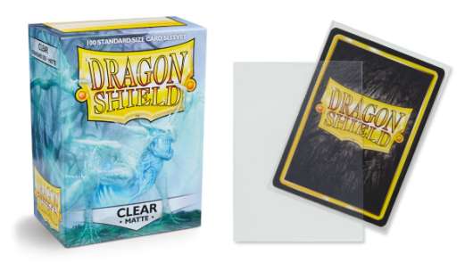 Dragon Shield Matte Sleeves Clear 63x88 (100 in box)