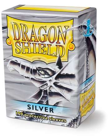 Dragon Shield Standard Sleeves Silver 63x88 (100 in box)