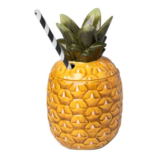 Drinkglas Ananas i Keramik - 1-pack