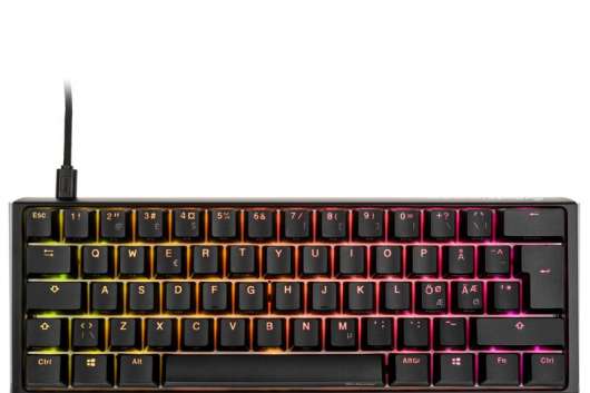 Ducky One 3 Black/White 60% - Red