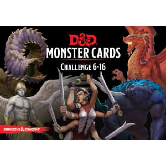 Dungeons & Dragons 5th Edition Challenge 6-16 Monster Cards