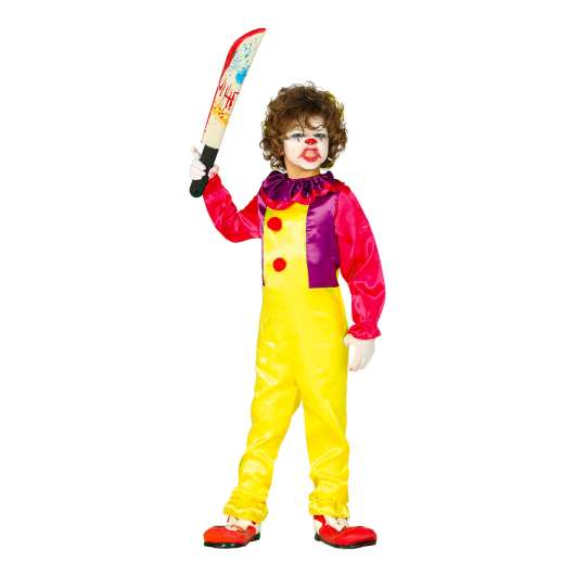 Elak Clown Barn Maskeraddräkt - Small