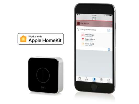 Eve Button fungerar med Apple HomeKit