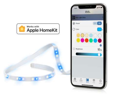 Eve Light Strip fungerar med Apple HomeKit