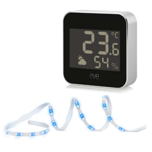 Eve Weather Connected Weather Station with Apple HomeKit technology +  Eve Light Strip