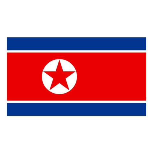 Flagga Nord Korea