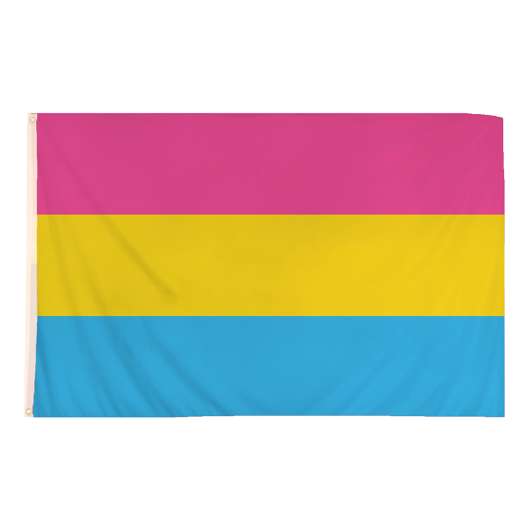 Flagga Pansexuell