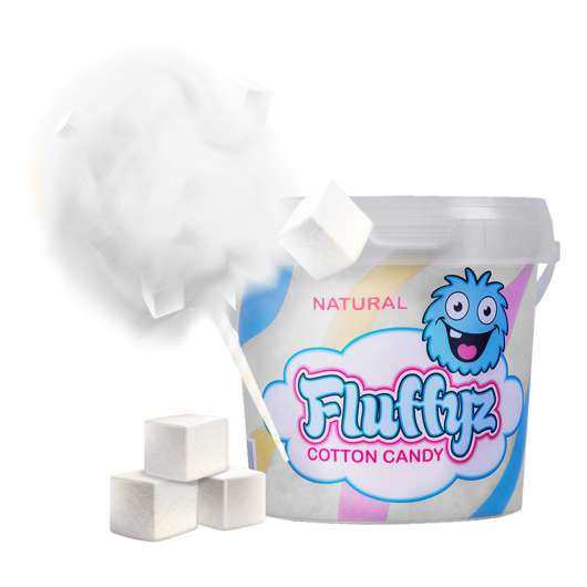 Fluffyz Sockervadd - Naturell