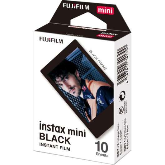 Fujifilm Instax Mini Film Black Frame 10pcs