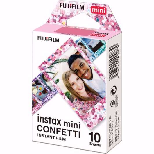 Fujifilm Instax Mini Film Confetti Frame 10pcs