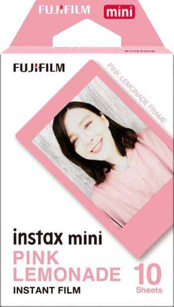 Fujifilm Instax Mini Film Pink Lemonade Frame 10pcs