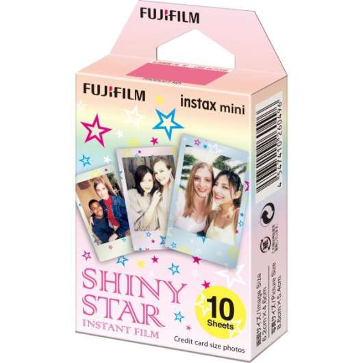 Fujifilm Instax Mini Film Shiny Star Frame 10pcs