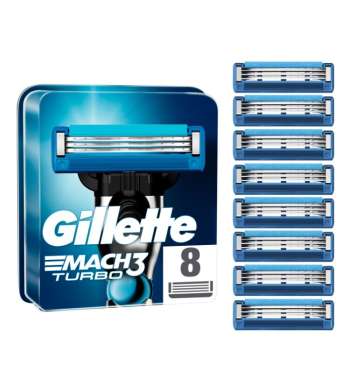 Gillette MACH3 Turbo Rakblad - 8-pack