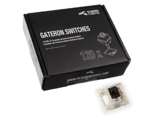 Glorious Gateron Black Switches (120 pcs)