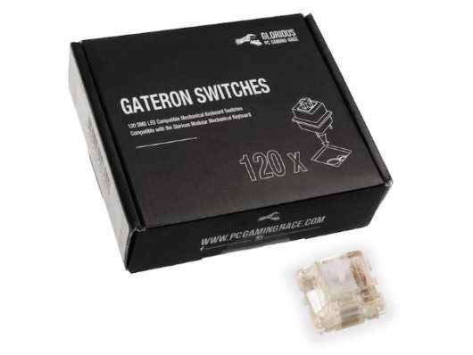 Glorious Gateron Clear Switches (120 pcs)