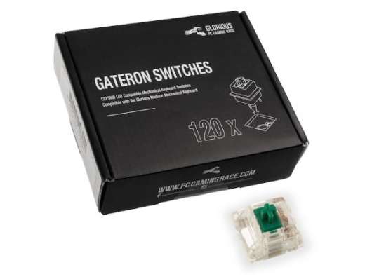 Glorious PC Gaming Race Gateron Green Switches (120 pcs)