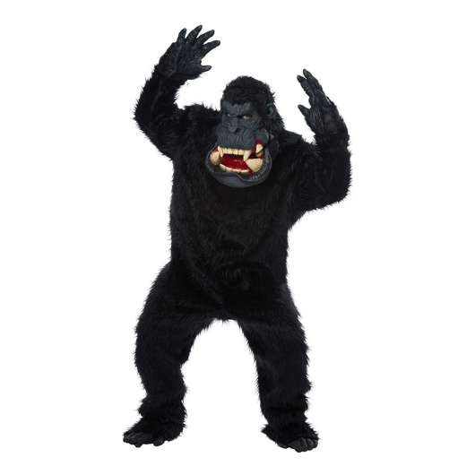 Gorilla med Stor Mun Maskeraddräkt - One size