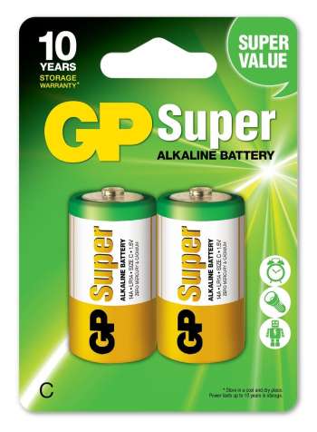 GP Super Alkaline C-batteri