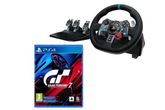 Gran Turismo 7 (PS4) + Logitech G29 Racing Wheel (PC / PS3 / PS4)