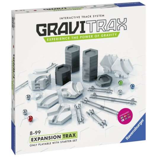 GraviTrax Trax Expansionspaket till kulbanesystem