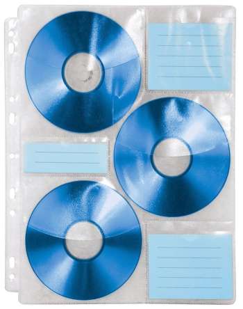 Hama CD/DVD-pärmfickor A4 10-pack