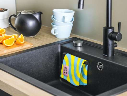 Happy sinks magnetisk disktrasehållare svart