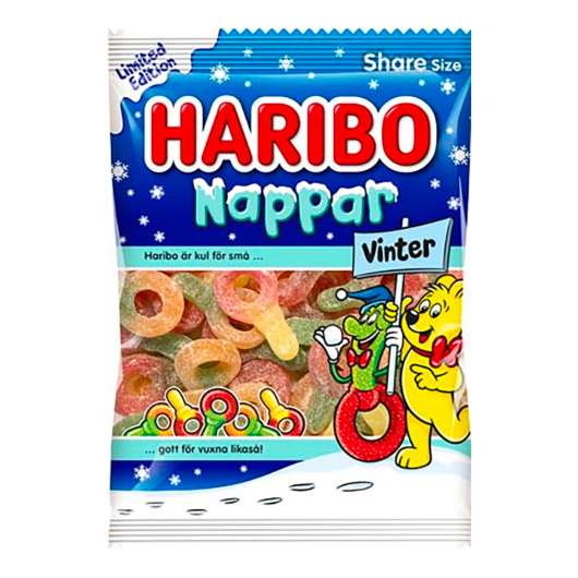 Haribo Nappar Vinter - 170 gram