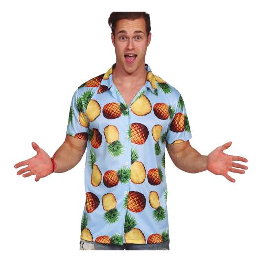 Hawaiiskjorta med Ananaser - Medium