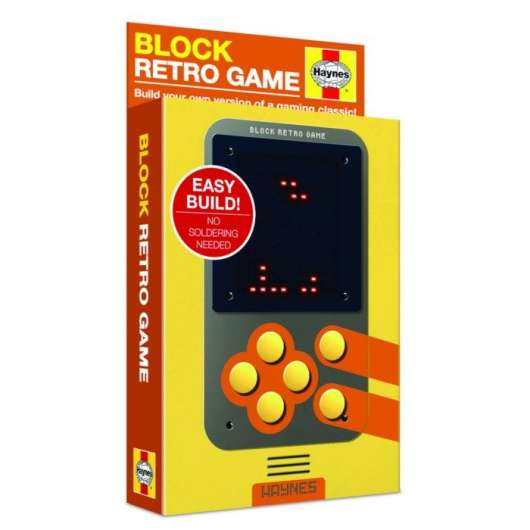 Haynes Block Retro Game Byggsats för arkadspel