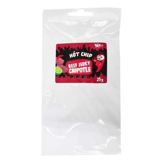 Hot Chip Beef Jerky Chilli Chipotle - 25 gram
