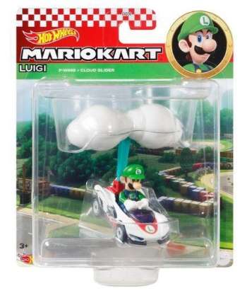Hot Wheels Mario Kart: Luigi P-Wing + Cloud Glider