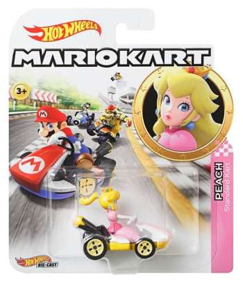 Hot Wheels Mario Kart: Princess Peach Standard Kart Die-Cast