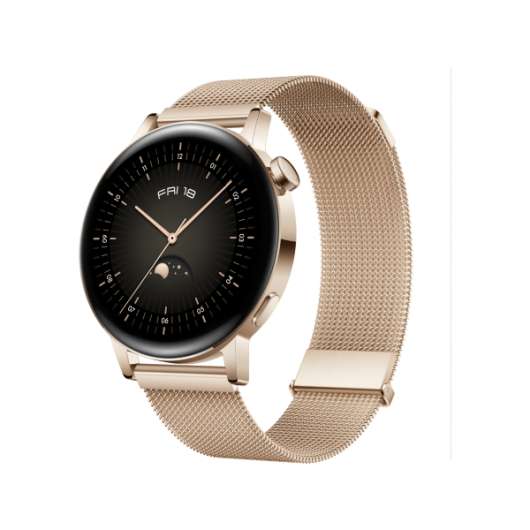 Huawei Watch GT 3 42mm Milanese - Guld