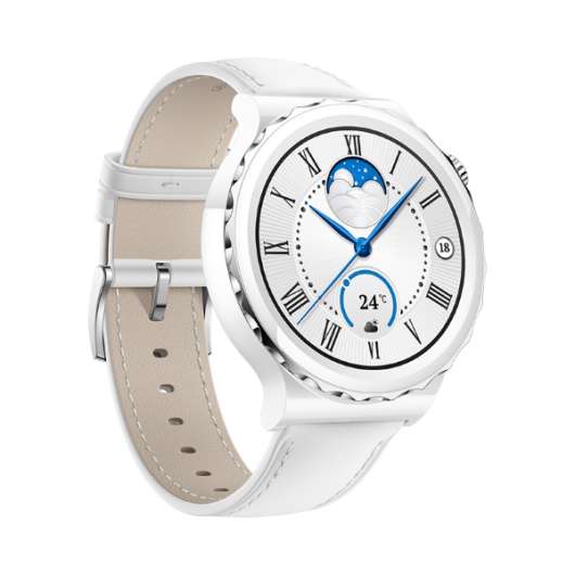 Huawei Watch GT 3 Pro 43mm - White Leather