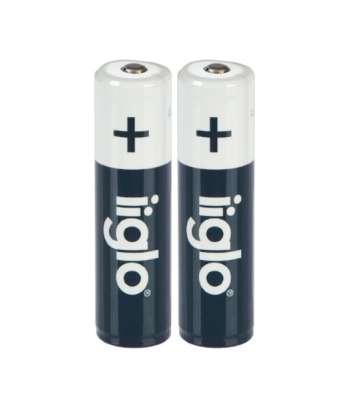 iiglo 18650 Li-ion Uppladdningsbart batteri 2-pack