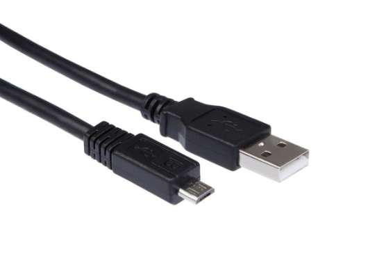 iiglo USB A till USB Micro-B 2.0 kabel 1m - Svart