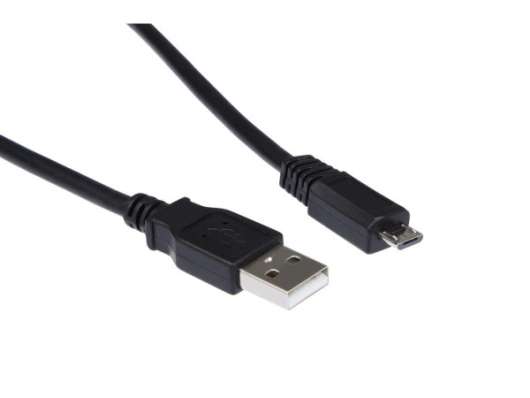 iiglo USB-A till USB Micro-B 2.0 kabel 5m - Svart