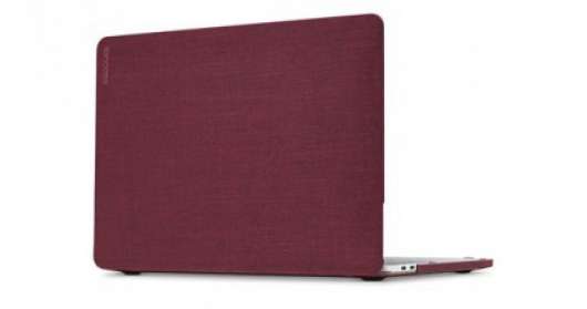 Incase Hardshell Woolenex Case for Macbook Pro 15" med Thunderbolt 3 - Bordeux