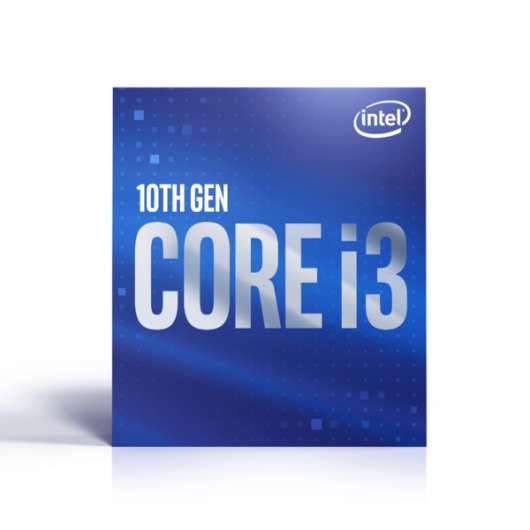 Intel Core i3-10300 - 4 kärnor / 8 trådar / 3,7 GHz / 4,4 GHz Turbo / 8MB / Socket 1200